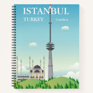 Camlica Tower Istanbul, Türkei Notizbuch