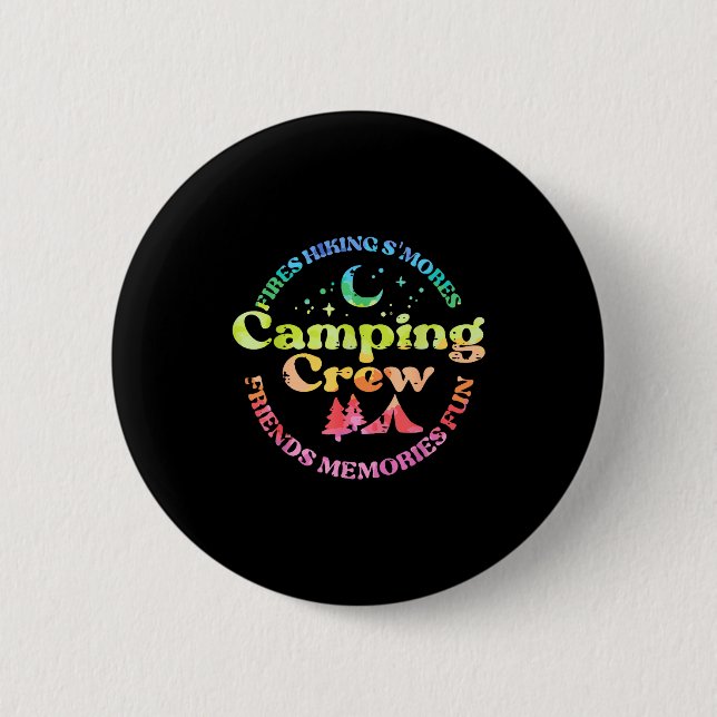 Camng Crew Family Friends Girls Kids Toddler Youth Button (Vorderseite)
