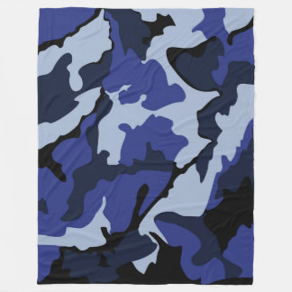 Camo Bleu, Grosse couverture en polaire