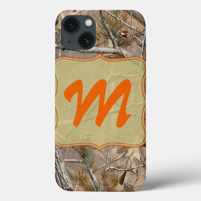 Camo Camouflage Chasse Véritable Coque ipad Monogr (Verso)