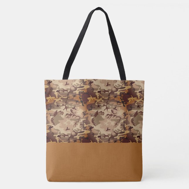 Camo Caramel Brown sac fourre-tout (Devant)