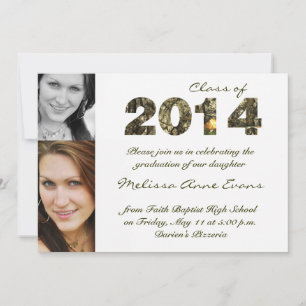 Camo Class of 2014 Graduation Invitation Einladung