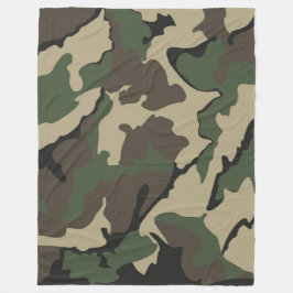 Camo, grande couverture en polaire