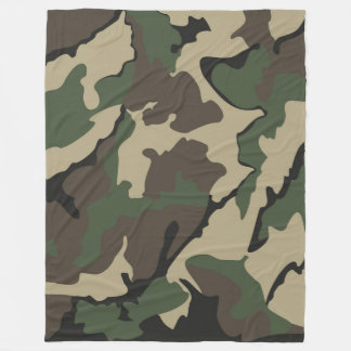Camo, grande couverture en polaire
