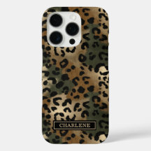 Camo Leopard Print Monogrammed