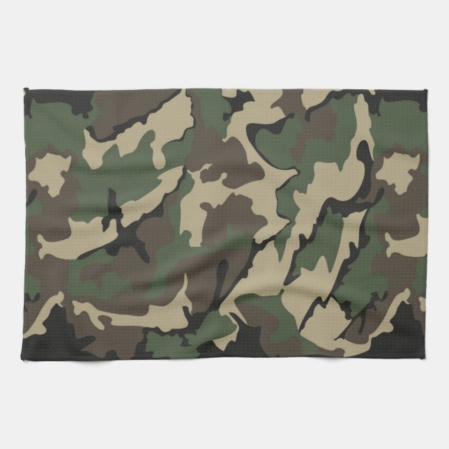 Camo, serviette de cuisine (Horizontal)