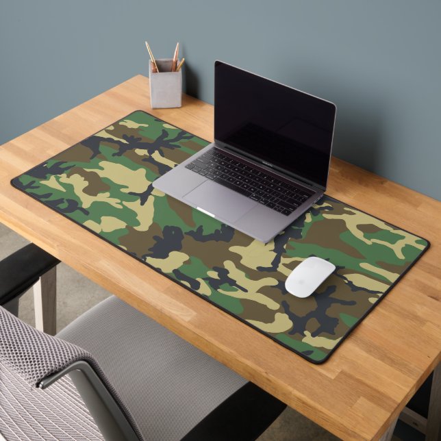 Camo Woodland Schreibtischunterlage (Büro 2)