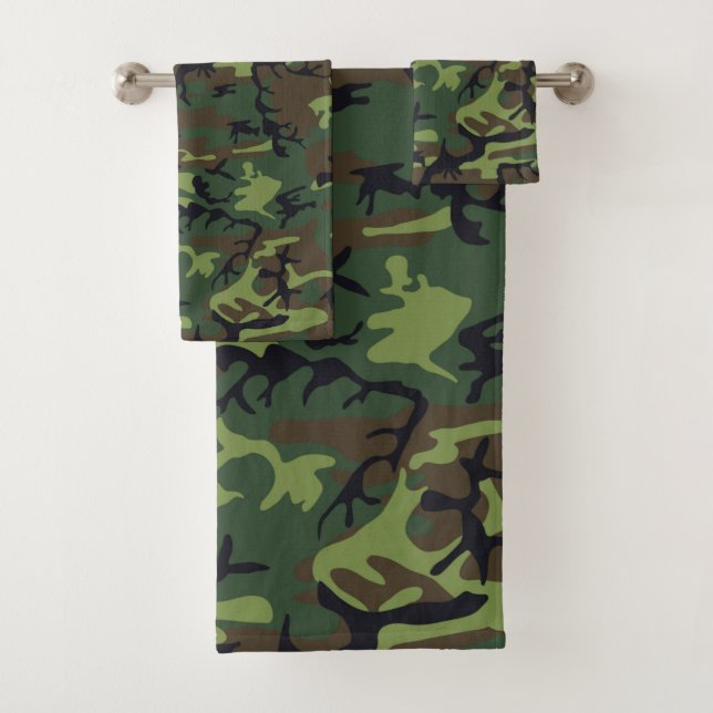 CAMOFLAGE JUNTING PATTERN BADHANDTUCH SET (Insitu)