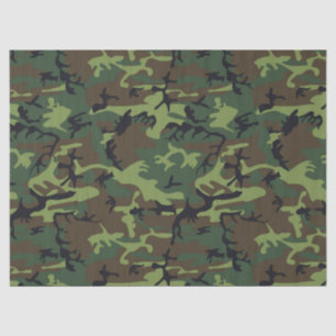 CAMOFLAGE JUNTING PATTERN SEIDENPAPIER