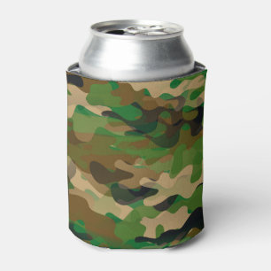 Camoflage kann coolere grüne Brown-Beige Dosenkühler