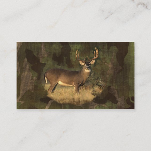 Camoflage Schmutz-großer Dollar-Visitenkarte Visitenkarte (Vorderseite)