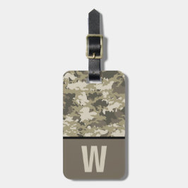 Camoflauge, Camouflage, Farbblockkid Gepäckanhänger