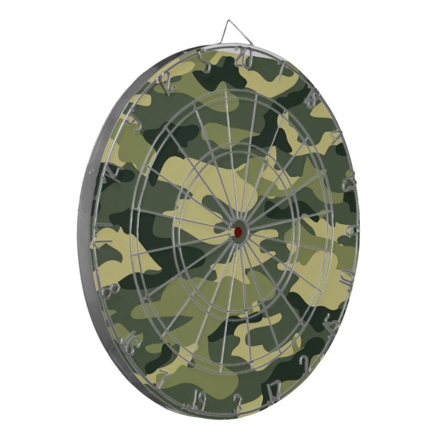 Camoflauge Dartboard Dartscheibe (Vorderseite Links)