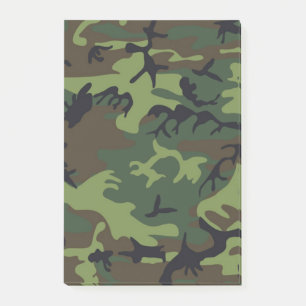 CAMOFLAUGE PATTERN POST-IT KLEBEZETTEL