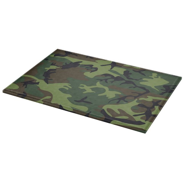 CAMOFLAUGE PATTERN SCHNEIDEBRETT (Ecke)