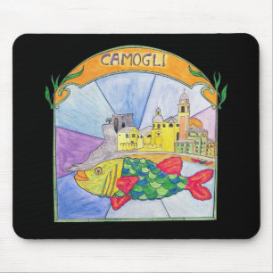 Camogli Fish Mousepad