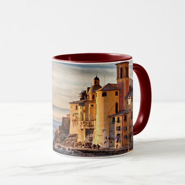 Camogli, Italien landschaftliches Foto Tasse (VorderseiteRechts)