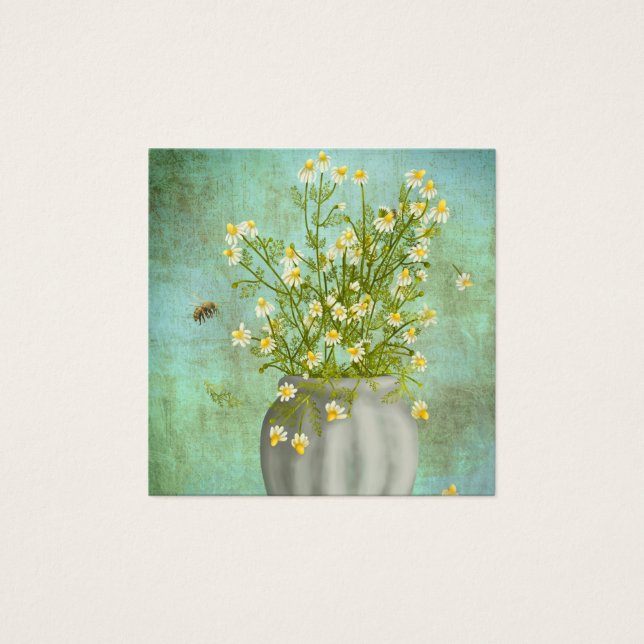 Camomiles and bee painting (Vorderseite)