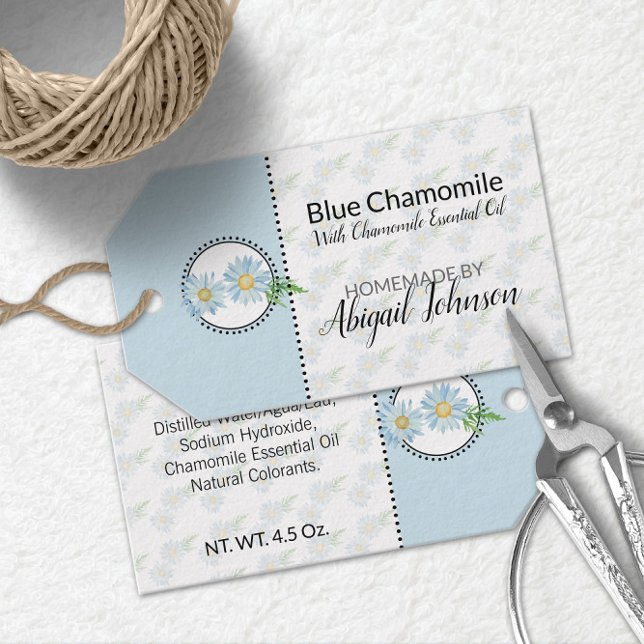 Camomille Étiquette de bain et de corps fait maiso (Créateur téléchargé)