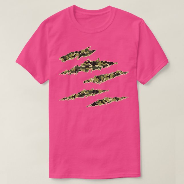 Camoue Pattern Camouflage der US-Marine T-Shirt (Design vorne)