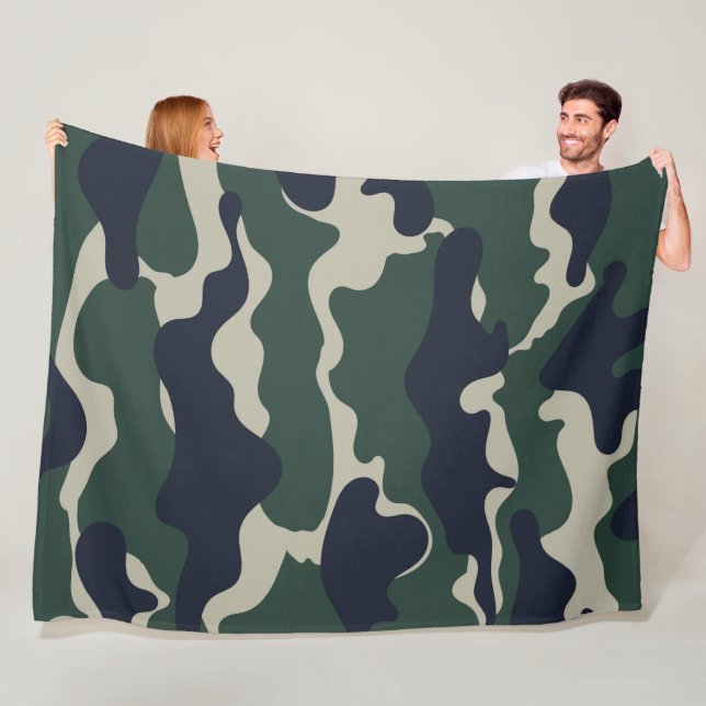 Camouflage 6 60x80 Fleece Blanket (Beispiel)