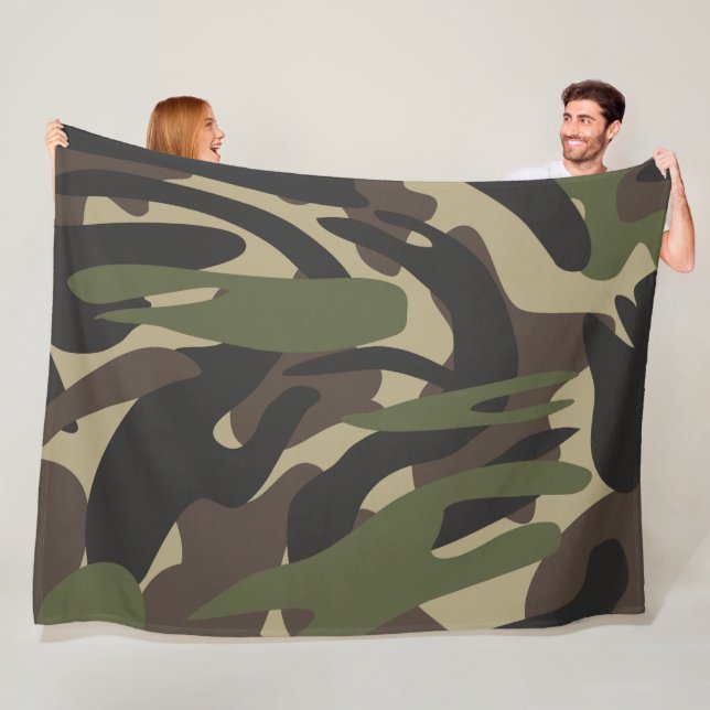 Camouflage 8 60x80 Couverture polaire (En situation)