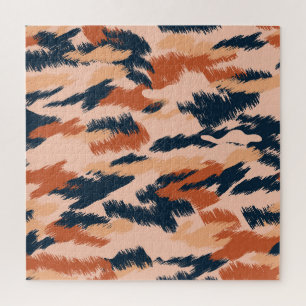 Camouflage Abstrakt: Vintages Nahtloses Tapete.
