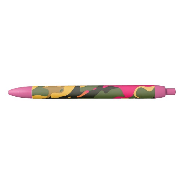 Camouflage Abstrakter Pen Kugelschreiber (Vorderseite)