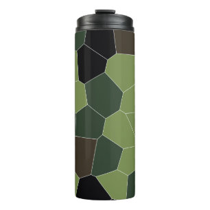 Camouflage Abstraktes Muster Thermosbecher