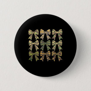 Camouflage Alte Camouflage Bow Camouflage Coquette Button