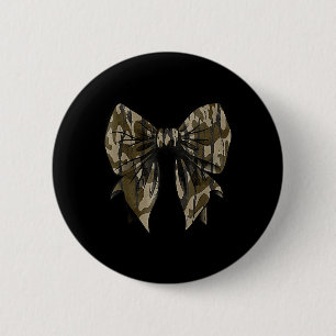 Camouflage Alte Camouflage Bow Camouflage Coquette Button