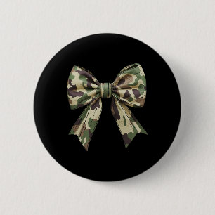 Camouflage Alte Camouflage Bow Camouflage Coquette Button