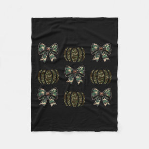 Camouflage Alte Camouflage Bow Camouflage Coquette Fleecedecke