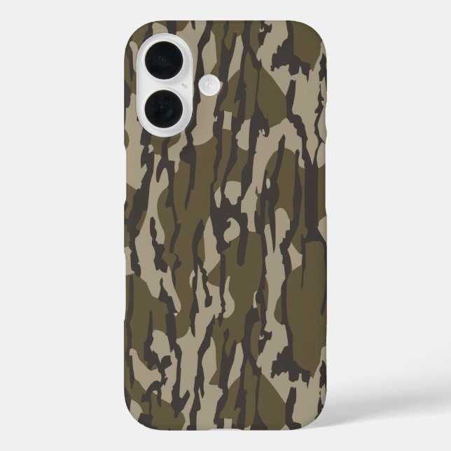 Camouflage am Boden iPhone 16 Hülle (Rückseite)