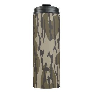 Camouflage am Boden Thermosbecher