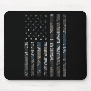 Camouflage American Flag Camouflage Military 4. Ju Mousepad