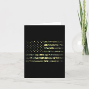 Camouflage Amerikanische Flagge USA Männer Frauen Karte