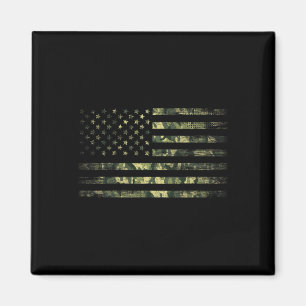 Camouflage Amerikanische Flagge USA Männer Frauen  Magnet