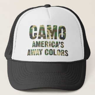 Camouflage-Amerikas weg Farbfernlastfahrer-Hut Truckerkappe