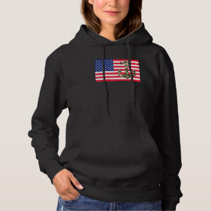 Camouflage Anchor American Flag 4. Juli Camoflauge Hoodie