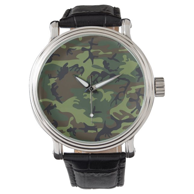Camouflage Armbanduhr (Vorderseite)