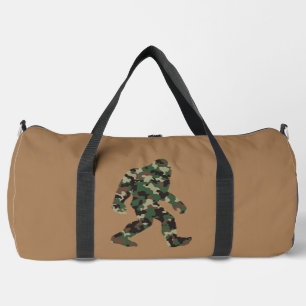 Camouflage Bigfoot Sasquatch Duffle Bag