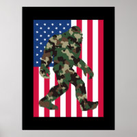 Camouflage Bigfoot Sasquatch