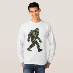 Camouflage Bigfoot Sasquatch T-Shirt