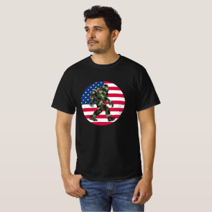 Camouflage Bigfoot Sasquatch T-Shirt