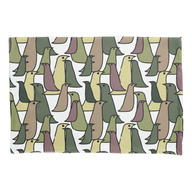 Camouflage Birds Kissenbezug (Vorderseite)