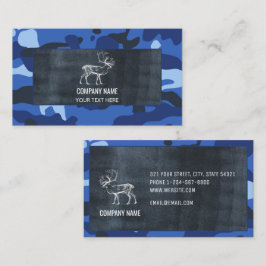 Camouflage Blue Camouflage Army Outdoor Supplies Visitenkarte
