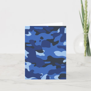 Camouflage Blue Camouflage Pattern Karte