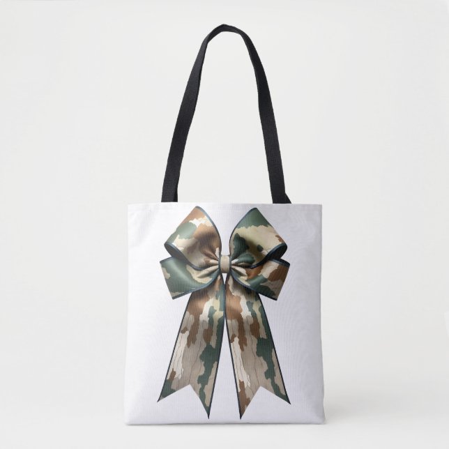Camouflage Bow Design - Stilvoll militärisch Inspi Tasche (Vorderseite)