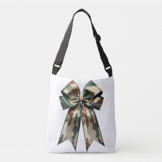 Camouflage Bow Design - Stilvoll militärisch Inspi Tragetaschen Mit Langen Trägern